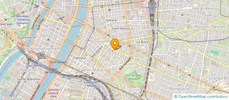 localisation de l'entreprise MONSIEUR CHARLES COUREAU  LYON