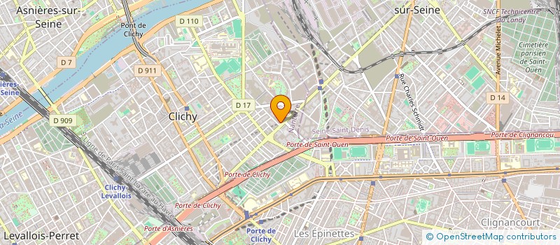localisation de l'entreprise MONSIEUR CHARLES COURNEDE à CLICHY