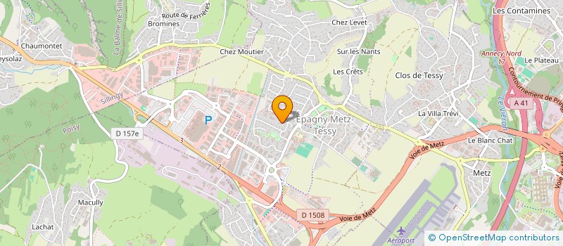 localisation de l'entreprise MONSIEUR CHARLES COUTENS  EPAGNY METZ-TESSY