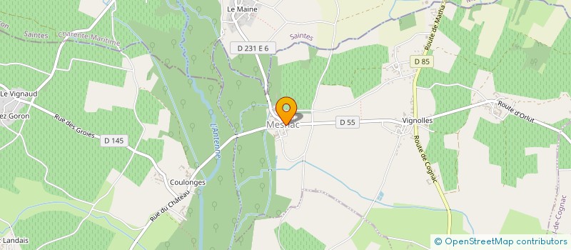 localisation de l'entreprise MONSIEUR CHARLES CROCE à MESNAC
