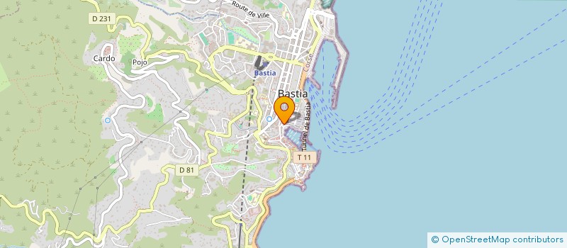 localisation de l'entreprise MONSIEUR CHARLES CUGURNO  BASTIA
