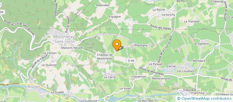 localisation de l'entreprise MONSIEUR CHARLES D HARCOURT à MONTMELAS-SAINT-SORLIN