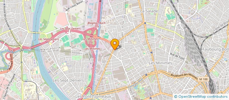 localisation de l'entreprise MONSIEUR CHARLES D'HUBERT à TOULOUSE