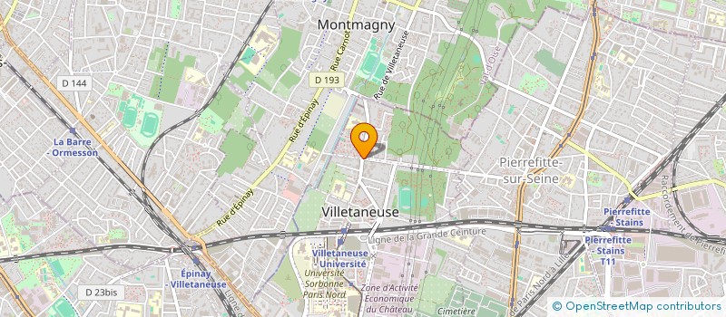 localisation de l'entreprise MONSIEUR CHARLES DA SILVA à VILLETANEUSE