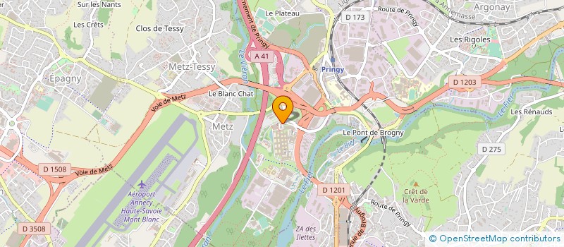localisation de l'entreprise MONSIEUR CHARLES DARAGON  EPAGNY METZ-TESSY