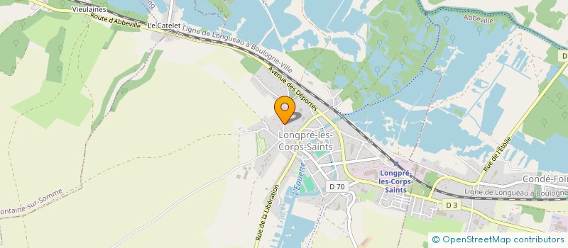 localisation de l'entreprise MONSIEUR CHARLES DARRE à LONGPRE-LES-CORPS-SAINTS
