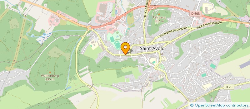 localisation de l'entreprise MONSIEUR CHARLES DAUPHIN à SAINT-AVOLD