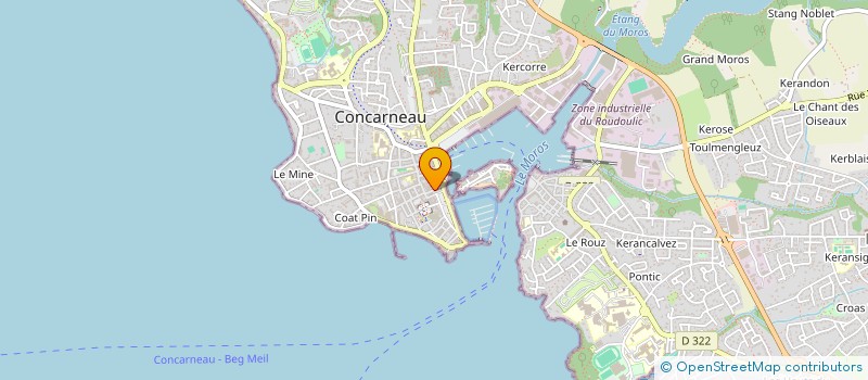 localisation de l'entreprise MONSIEUR CHARLES DAVENNE à CONCARNEAU