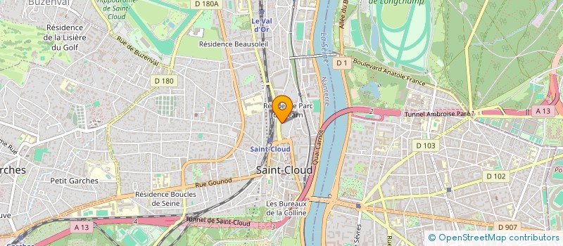 localisation de l'entreprise MONSIEUR CHARLES DAVID à SAINT-CLOUD