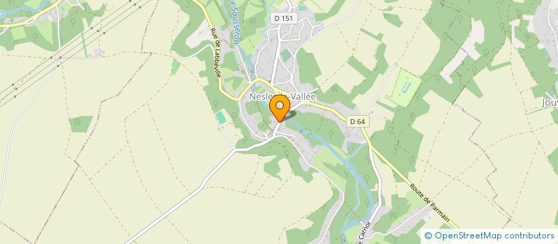 localisation de l'entreprise MONSIEUR CHARLES DE  NESLES-LA-VALLEE