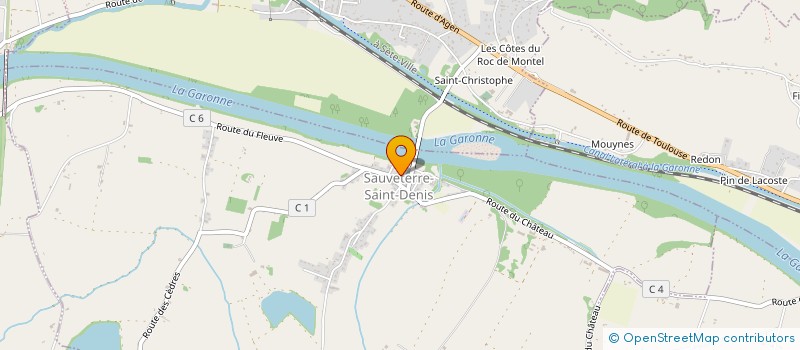 localisation de l'entreprise MONSIEUR CHARLES DE BASTARD à SAUVETERRE-SAINT-DENIS