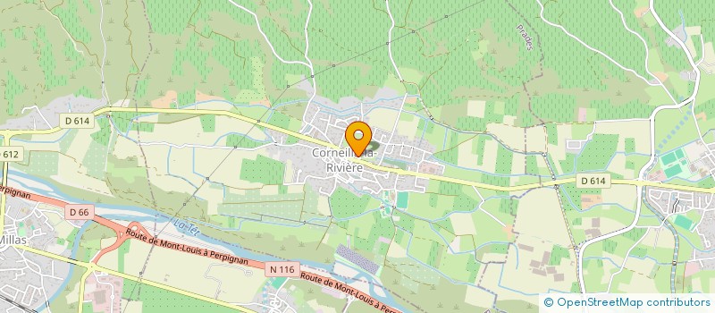 localisation de l'entreprise MONSIEUR CHARLES DE BENEDITTIS à CORNEILLA DE LA RIVIERE