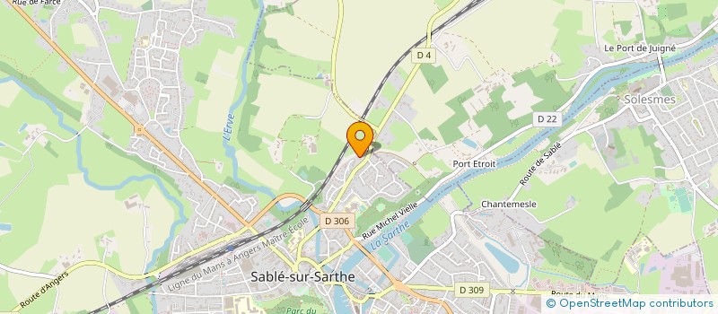 localisation de l'entreprise MONSIEUR CHARLES DE BODINAT à SABLE SUR SARTHE