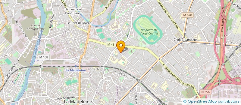 localisation de l'entreprise MONSIEUR CHARLES DE CIAN à MARCQ-EN-BARŒUL
