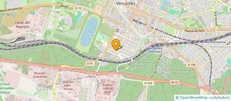 localisation de l'entreprise MONSIEUR CHARLES DE LA ROCHEFOUCAUD à VERSAILLES