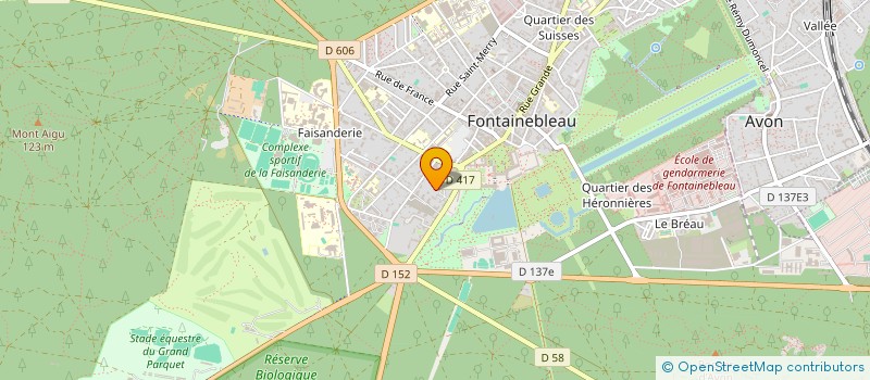 localisation de l'entreprise MONSIEUR CHARLES DE MONTALEMBERT à FONTAINEBLEAU