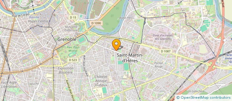 localisation de l'entreprise MONSIEUR CHARLES DE POLIGNAC  SAINT-MARTIN-D'HERES