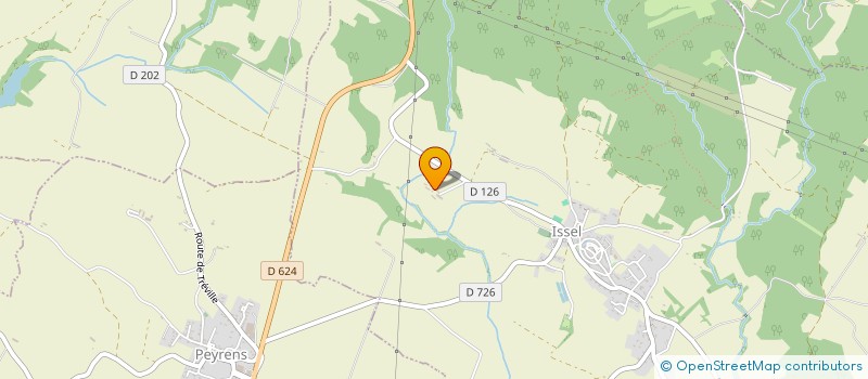 localisation de l'entreprise MONSIEUR CHARLES DE RIVOYRE  ISSEL