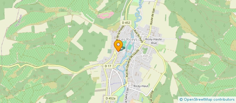 localisation de l'entreprise MONSIEUR CHARLES DE TAISNE  LES RICEYS