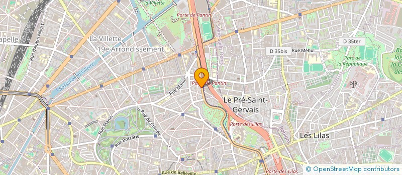 localisation de l'entreprise MONSIEUR CHARLES DEBAERT  PARIS