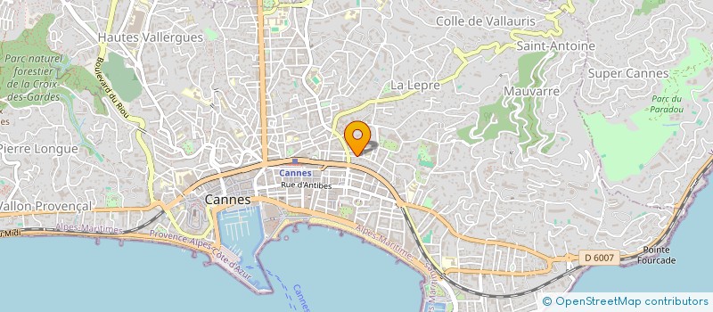 localisation de l'entreprise MONSIEUR CHARLES DEBOUK à CANNES