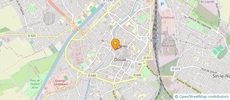 localisation de l'entreprise MONSIEUR CHARLES DECRETON à DOUAI