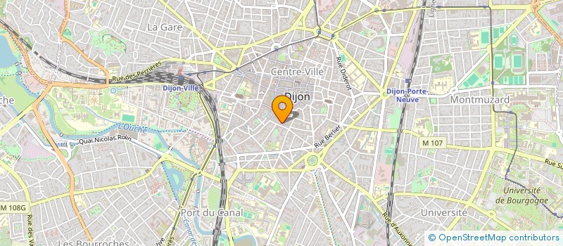 localisation de l'entreprise MONSIEUR CHARLES DEGENEVE  DIJON