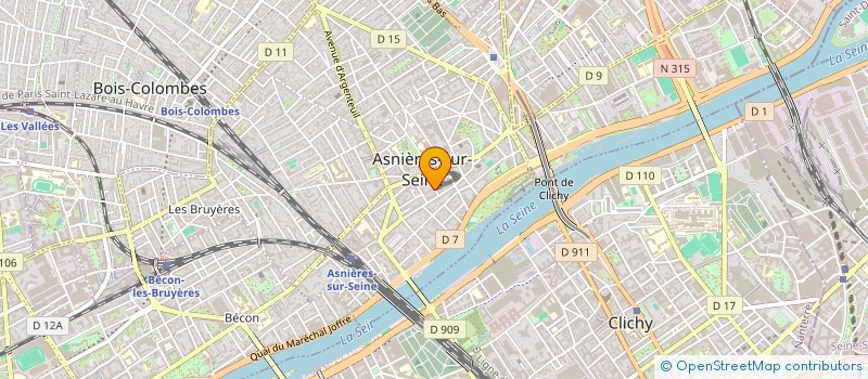 localisation de l'entreprise MONSIEUR CHARLES DEHEN  ASNIERES-SUR-SEINE