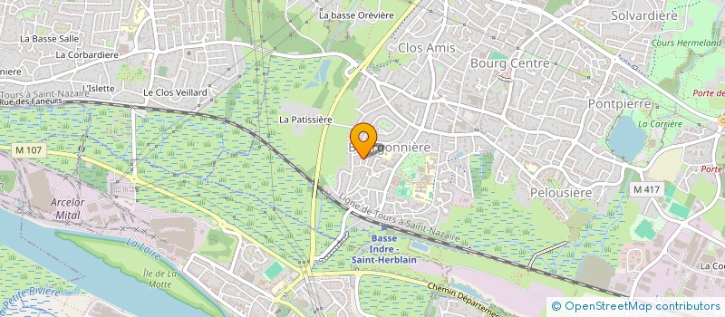 localisation de l'entreprise MONSIEUR CHARLES DEHERGNE à ST-HERBLAIN