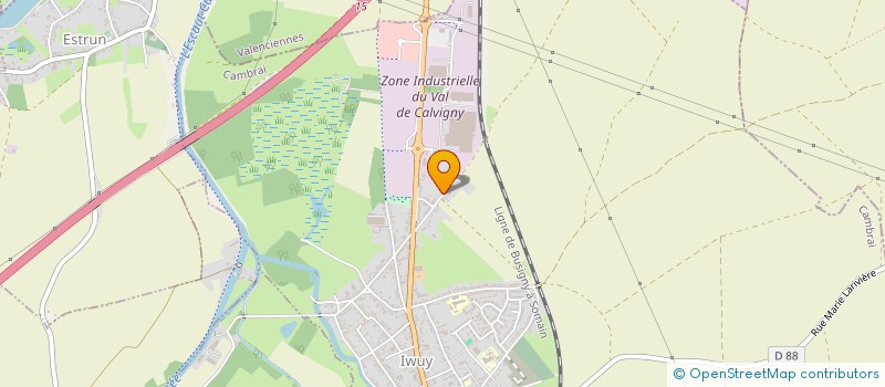 localisation de l'entreprise MONSIEUR CHARLES DELABRE  IWUY