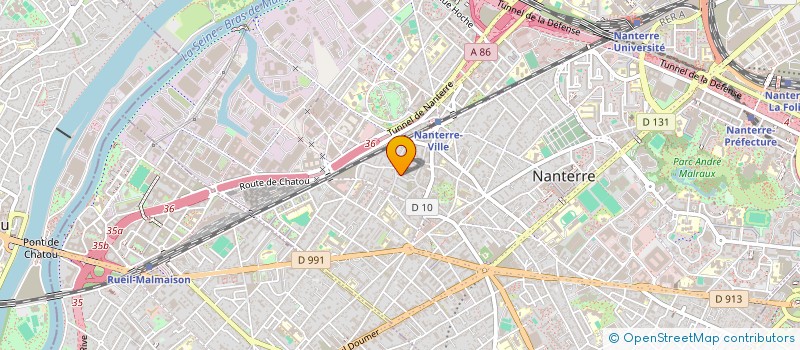 localisation de l'entreprise MONSIEUR CHARLES DELAMARE  NANTERRE