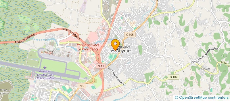 localisation de l'entreprise MONSIEUR CHARLES DELANNOY à LES ABYMES