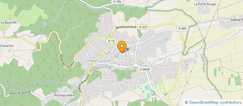 localisation de l'entreprise MONSIEUR CHARLES DELARBRE à CHATEL-GUYON
