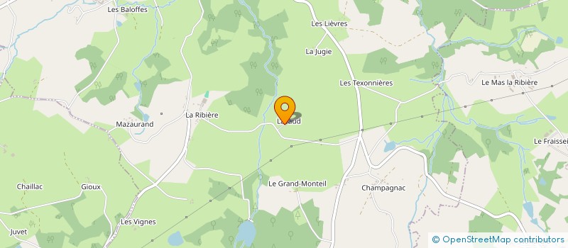 localisation de l'entreprise MONSIEUR CHARLES DELIGNAT-LAVAUD  SAINT-HILAIRE-LES-PLACES