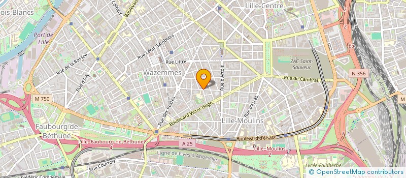 localisation de l'entreprise MONSIEUR CHARLES DELIGNY  LILLE