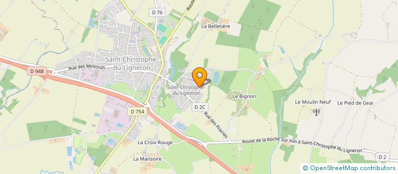 localisation de l'entreprise MONSIEUR CHARLES DELLINGER  SAINT-CHRISTOPHE-DU-LIGNERON