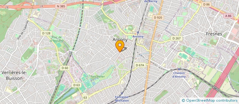 localisation de l'entreprise MONSIEUR CHARLES DELPIERRE à ANTONY