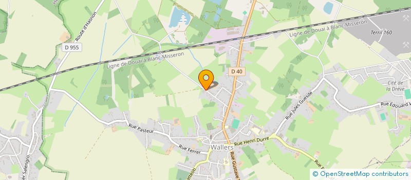 localisation de l'entreprise MONSIEUR CHARLES DELSAUT  WALLERS