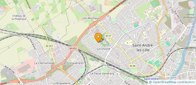 localisation de l'entreprise MONSIEUR CHARLES DEMILLY à LAMBERSART