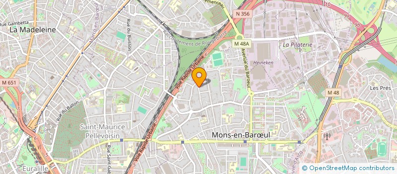 localisation de l'entreprise MONSIEUR CHARLES DENHAENE  MONS-EN-BARUL