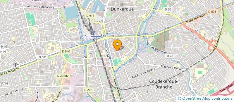 localisation de l'entreprise MONSIEUR CHARLES DENYS à DUNKERQUE
