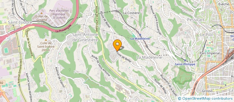 localisation de l'entreprise MONSIEUR CHARLES DEPONGE  NICE