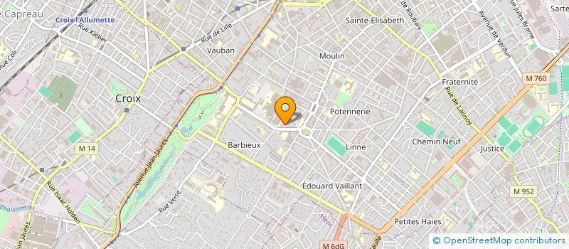 localisation de l'entreprise MONSIEUR CHARLES DEROO  CROIX