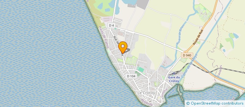localisation de l'entreprise MONSIEUR CHARLES DEROSIERE à LE CROTOY