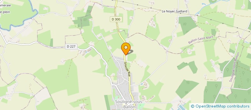 localisation de l'entreprise MONSIEUR CHARLES DEROUET  COURCEBOEUFS