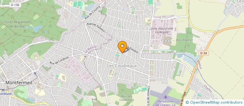 localisation de l'entreprise MONSIEUR CHARLES DETOUCHE  CHELLES