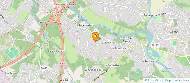 localisation de l'entreprise MONSIEUR CHARLES DEVAUX à VERTOU