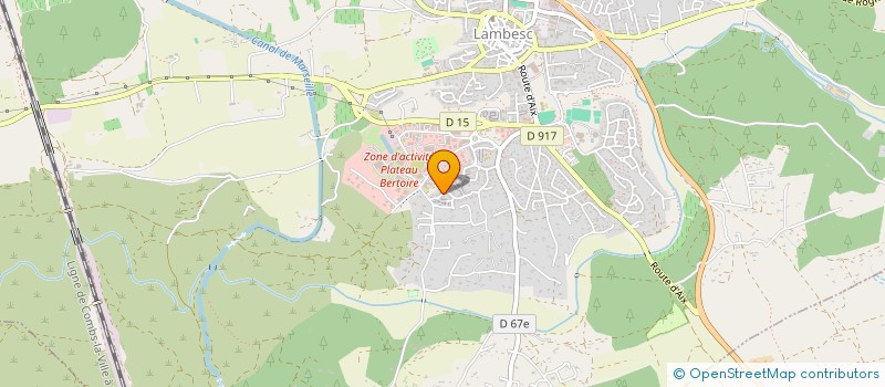 localisation de l'entreprise MONSIEUR CHARLES DEVILLE  LAMBESC