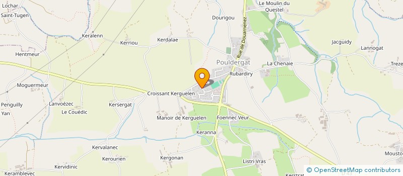 localisation de l'entreprise MONSIEUR CHARLES DIAS-RICAUD  POULDERGAT