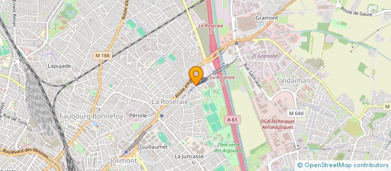localisation de l'entreprise MONSIEUR CHARLES DICKENS BISWAS à TOULOUSE